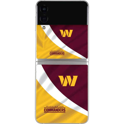 NFL Washington Commanders Flag Galaxy Z Flip4 5G Skin